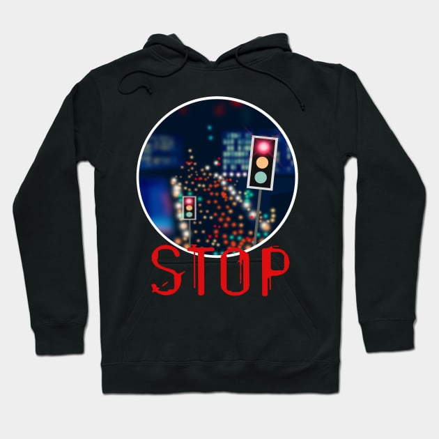 Stop! Hoodie by Scratch